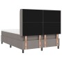 Cama Box Spring con Colchón y LED Taupe 160x200 cm Tela by , Beds and slatted bases - Ref: Foro24-3343578, Price: 611,40 €, D...