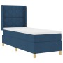 Cama con colchón y somier con LED azul 80x200 cm de tela by , Beds and slatted bases - Ref: Foro24-3343727, Price: 346,85 €, ...