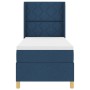 Cama con colchón y somier con LED azul 80x200 cm de tela by , Beds and slatted bases - Ref: Foro24-3343727, Price: 346,85 €, ...