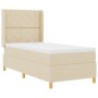 Cama Box Spring con Colchón y LED Crema 90x200 cm Tela von , Betten und Lattenroste - Ref: Foro24-3343740, Preis: 340,98 €, R...
