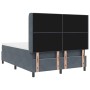 Cama Box Spring  con Colchón y LED Gris Oscuro 140x190 cm Terciopelo | Foro24.es | Tu tienda online para hogar, jardín y más Foro24.es