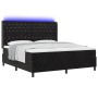 Cama Box Spring  con colchón y LED Negra 180x200 cm Terciopelo | Foro24.es | Tu tienda online para hogar, jardín y más Foro24.es