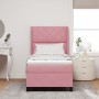 Cama con Muelle Box y Colchón LED Rosa 90x190 cm de Terciopelo | Foro24.es | Tu tienda online para hogar, jardín y más Foro24.es