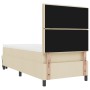 Cama con Base y Colchón & Banco Color Crema 80x200 cm Tela von , Betten und Lattenroste - Ref: Foro24-3343951, Preis: 361,41 ...