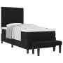 Cama Box Spring con Colchón y Banco Negra 90x190 cm Tela | Foro24.es | Tu tienda online para hogar, jardín y más Foro24.es