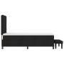 Cama Box Spring con Colchón y Banco Negra 90x190 cm Tela | Foro24.es | Tu tienda online para hogar, jardín y más Foro24.es