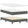 Cama con Base y Colchón Banco Gris Oscuro 120x190 cm Tela by , Beds and slatted bases - Ref: Foro24-3343975, Price: 430,92 €,...