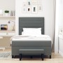 Cama con Base y Colchón Banco Gris Oscuro 120x190 cm Tela by , Beds and slatted bases - Ref: Foro24-3343975, Price: 430,92 €,...