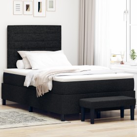 Cama con Base y Colchón & Banco Negro 120x190 cm Tela by , Beds and slatted bases - Ref: Foro24-3343976, Price: 445,99 €, Dis...