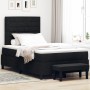 Cama con Base y Colchón & Banco Negro 120x190 cm Tela by , Beds and slatted bases - Ref: Foro24-3343976, Price: 445,99 €, Dis...