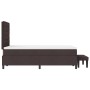 Cama con Somier y Colchón Marrón Oscuro 120x190 cm Tela | Foro24.es | Tu tienda online para hogar, jardín y más Foro24.es