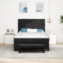 Cama con base con colchón y banco negra 140x190 cm de tela | Foro24.es | Tu tienda online para hogar, jardín y más Foro24.es