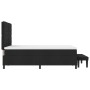 Cama con base con colchón y banco negra 140x190 cm de tela | Foro24.es | Tu tienda online para hogar, jardín y más Foro24.es