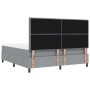 Cama de muelles con colchón y banco gris claro 180x200 cm tela | Foro24.es | Tu tienda online para hogar, jardín y más Foro24.es