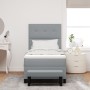 Cama con Somier con Colchón & Banco Gris Claro 80x200 cm de Tela by , Beds and slatted bases - Ref: Foro24-3344023, Price: 33...