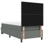Cama con somier con colchón y banco gris oscuro 80x200 cm tela by , Beds and slatted bases - Ref: Foro24-3344024, Price: 350,...