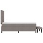 Cama Box Spring con Colchón & Banco Taupe 90x190 cm Tela von , Betten und Lattenroste - Ref: Foro24-3344034, Preis: 382,24 €,...