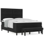 Cama con Base Tapizada con Colchón y Banco Negro 160x200 cm Tela | Foro24.es | Tu tienda online para hogar, jardín y más Foro24.es