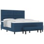 Cama con Box Spring con Colchón y Banco Azul 180x200 cm Tela | Foro24.es | Tu tienda online para hogar, jardín y más Foro24.es