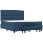 Cama con Box Spring con Colchón y Banco Azul 180x200 cm Tela | Foro24.es | Tu tienda online para hogar, jardín y más Foro24.es