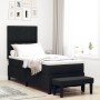 Cama con Box Spring con Colchón y Banco Negro 80x200 cm Tela | Foro24.es | Tu tienda online para hogar, jardín y más Foro24.es