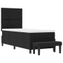 Cama con Box Spring con Colchón y Banco Negro 80x200 cm Tela | Foro24.es | Tu tienda online para hogar, jardín y más Foro24.es