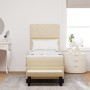 Cama de Muelles con Colchón y Banco Crema 80x200 cm Tela | Foro24.es | Tu tienda online para hogar, jardín y más Foro24.es