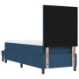 Cama Box Spring con Colchón y Banco Azul 80x200 cm Tela by , Beds and slatted bases - Ref: Foro24-3344106, Price: 387,39 €, D...