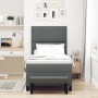 Cama con Base de Muelles con Colchón y Banco Gris Oscuro 90x190 cm Tela | Foro24.es | Tu tienda online para hogar, jardín y más Foro24.es