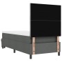 Cama con Base de Muelles con Colchón y Banco Gris Oscuro 90x190 cm Tela | Foro24.es | Tu tienda online para hogar, jardín y más Foro24.es