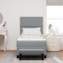 Cama con base con colchón y banco gris claro 90x200 cm tela by , Beds and slatted bases - Ref: Foro24-3344114, Price: 382,61 ...