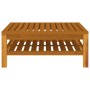 Muebles de jardín 5 pzas cojines crema madera maciza de acacia de vidaXL, Conjuntos de jardín - Ref: Foro24-3086926, Precio: ...