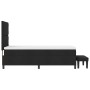 Cama con Somier con Colchón y Banco Negro 100x200 cm Tela | Foro24.es | Tu tienda online para hogar, jardín y más Foro24.es