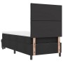 Cama con Somier con Colchón y Banco Negro 100x200 cm Tela | Foro24.es | Tu tienda online para hogar, jardín y más Foro24.es