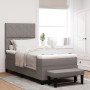 Cama con Box Spring con Colchón & Banco Taupe 100x200 cm Tela | Foro24.es | Tu tienda online para hogar, jardín y más Foro24.es