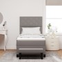 Cama con Box Spring con Colchón & Banco Taupe 100x200 cm Tela | Foro24.es | Tu tienda online para hogar, jardín y más Foro24.es