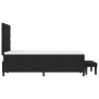 Cama con Box Spring con Colchón y Banco Negro 120x190 cm Tela | Foro24.es | Tu tienda online para hogar, jardín y más Foro24.es