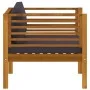 Muebles de jardín 7 pzas cojines madera maciza de acacia de vidaXL, Conjuntos de jardín - Ref: Foro24-3086922, Precio: 962,83...