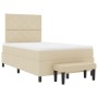 Cama con Somier con Colchón y Banco Crema 120x200 cm Tela by , Beds and slatted bases - Ref: Foro24-3344140, Price: 470,45 €,...