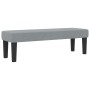 Cama con somier y banco gris claro 140x190 cm tela by , Beds and slatted bases - Ref: Foro24-3344142, Price: 550,48 €, Discou...