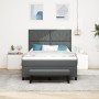 Cama con Box Spring con Colchón y Banco Gris Oscuro 140x190 cm Tela von , Betten und Lattenroste - Ref: Foro24-3344143, Preis...