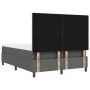 Cama con Box Spring con Colchón y Banco Gris Oscuro 140x190 cm Tela von , Betten und Lattenroste - Ref: Foro24-3344143, Preis...
