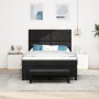 Cama con Base con Colchón y Banco Negro 140x200 cm Tela by , Beds and slatted bases - Ref: Foro24-3344151, Price: 575,15 €, D...