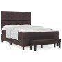 Cama con muelles y colchón marrón oscuro 140x200 cm tela by , Beds and slatted bases - Ref: Foro24-3344152, Price: 551,31 €, ...