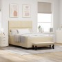Cama con Somier con Colchón y Banco Crema 140x200 cm Tela by , Beds and slatted bases - Ref: Foro24-3344154, Price: 554,17 €,...