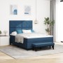 Cama Box Spring con Colchón y Banco Azul 160x200 cm Tela | Foro24.es | Tu tienda online para hogar, jardín y más Foro24.es