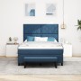 Cama Box Spring con Colchón y Banco Azul 160x200 cm Tela | Foro24.es | Tu tienda online para hogar, jardín y más Foro24.es