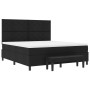 Cama Box Spring con Colchón y Banco Negra 180x200 cm Tela | Foro24.es | Tu tienda online para hogar, jardín y más Foro24.es