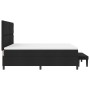 Cama Box Spring con Colchón y Banco Negra 180x200 cm Tela | Foro24.es | Tu tienda online para hogar, jardín y más Foro24.es