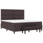 Cama con Sommier con Colchón y Banco Marrón Oscuro 180x200 cm Tela | Foro24.es | Tu tienda online para hogar, jardín y más Foro24.es